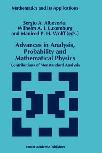 advances in analysis, probability and mathematical physics (en Inglés)