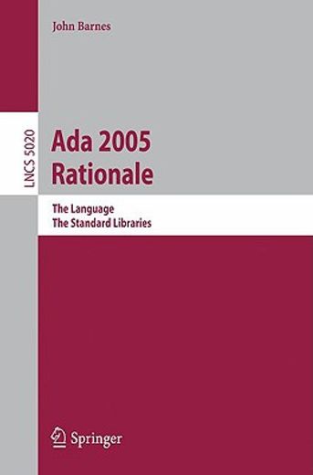 ada 2005 rationale,the language, the standard libraries