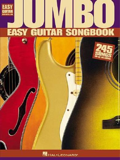 jumbo easy guitar songbook (in English)