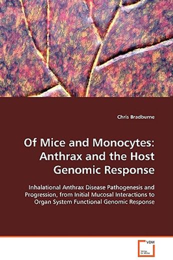 of mice and monocytes: anthrax and the host genomic response