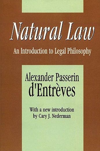 natural law,an introduction to legal philosophy