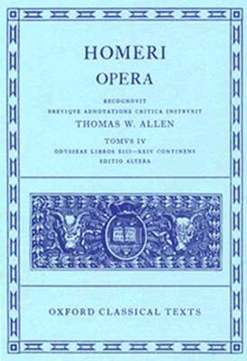 homeri opera,oxford classical texts