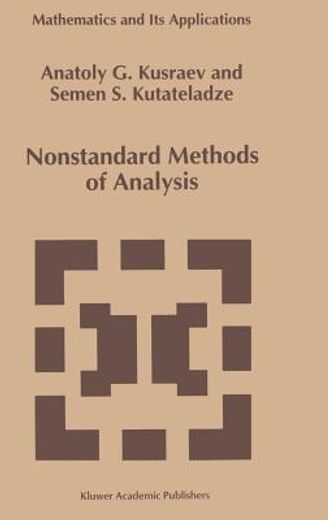 nonstandard methods of analysis (en Inglés)