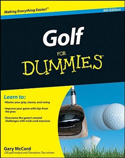 golf for dummies (en Inglés)