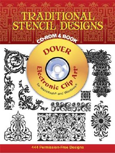 traditional stencil designs cd-rom & book