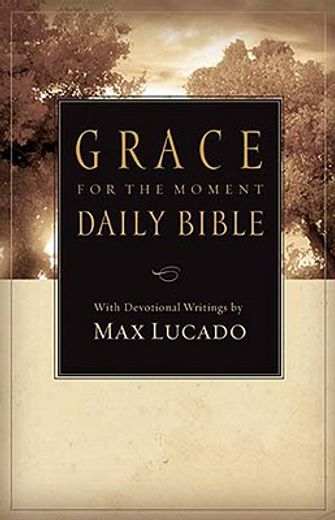 grace for the moment daily bible,new century version personal devotional (en Inglés)