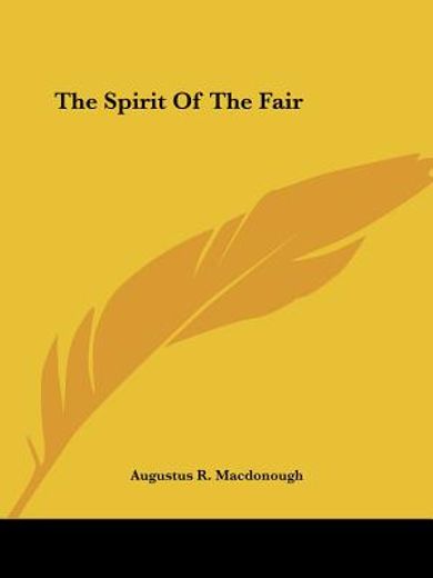 the spirit of the fair