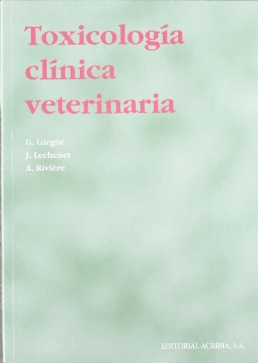 Toxicologia Clinica Veterinaria (in Spanish)