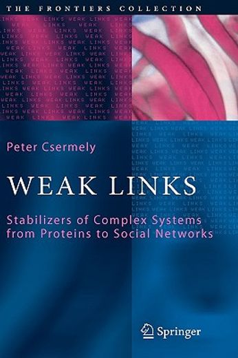 weak links,stabilizers of complex systems from proteins to social networks