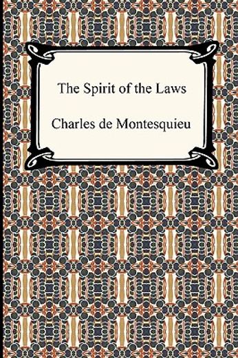 the spirit of the laws (in English)