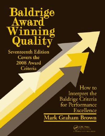 Comprar Baldrige Award Winning Quality,how To Interpret The Baldrige ...