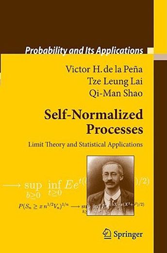 self-normalized processes,limit theory and applications
