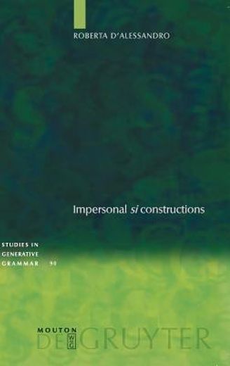 impersonal si constructions,agreement and interpretation