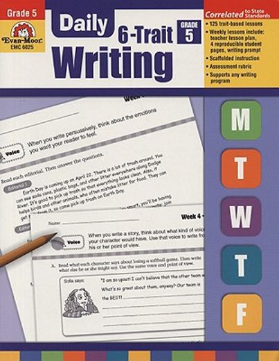 daily 6-trait writing, grade 5 (en Inglés)