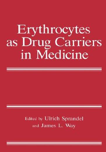 erythrocytes as drug carriers in medicine