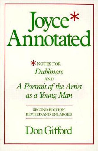 joyce annotated,notes for dubliners portrait