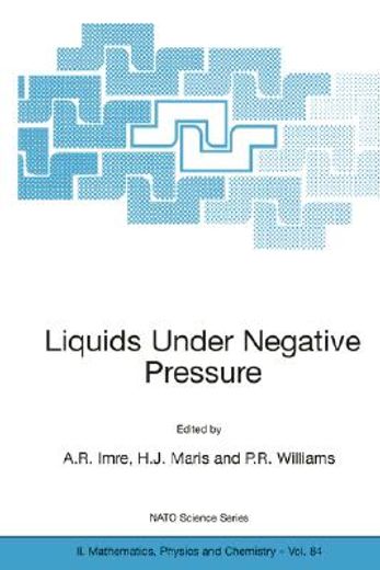 liquids under negative pressure