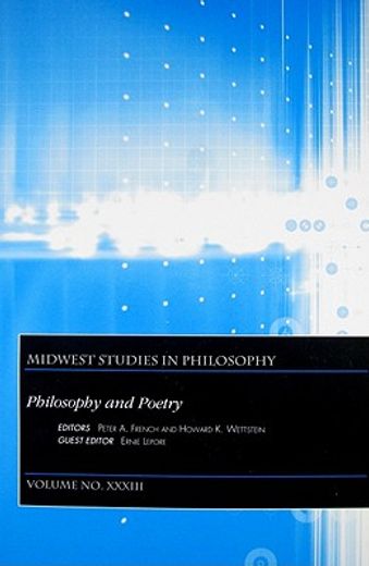 Philosophy and Poetry, Volume XXXIII (en Inglés)