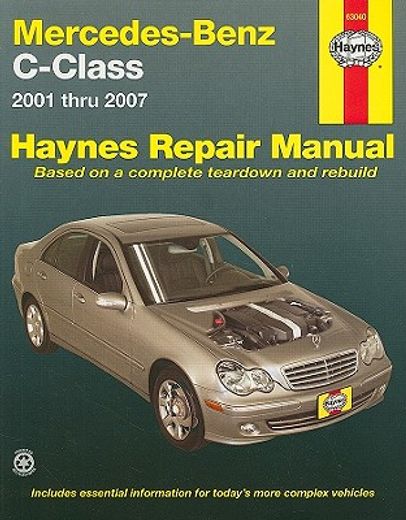 haynes repair manual mercedes-benz c-class 2001 thru 2007