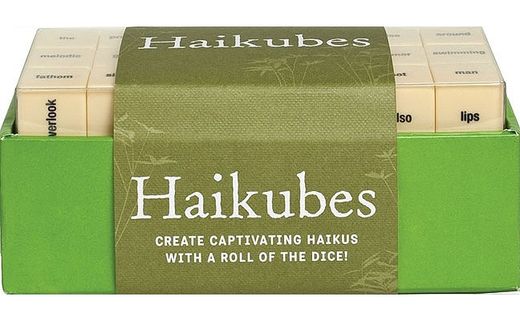 haikubes,create captivating haiku with a roll of the dice! (en Inglés)