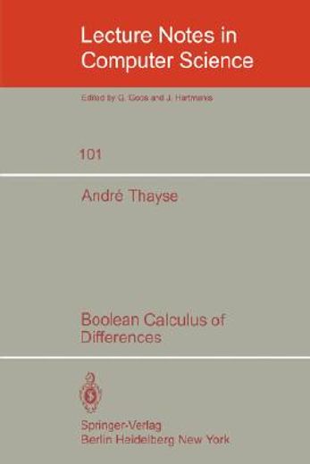 boolean calculus of differences