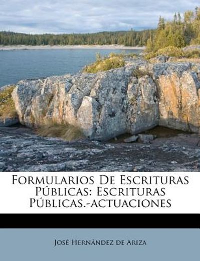 formularios de escrituras p blicas: escrituras p blicas.-actuaciones