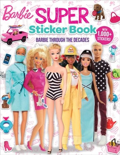 Barbie: Super Sticker Book: Through the Decades (1001 Stickers) (in English)