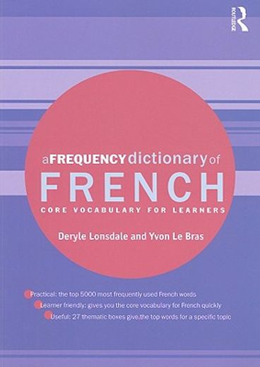 a frequency dictionary of french,core vocabulary for learners