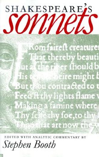 shakespeare´s sonnets