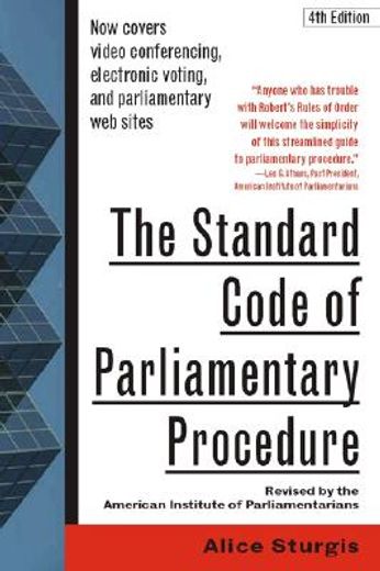 the standard code of parliamentary procedure (en Inglés)