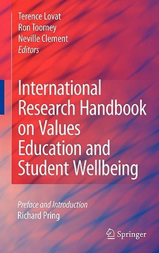 international research handbook on values education and student wellbeing