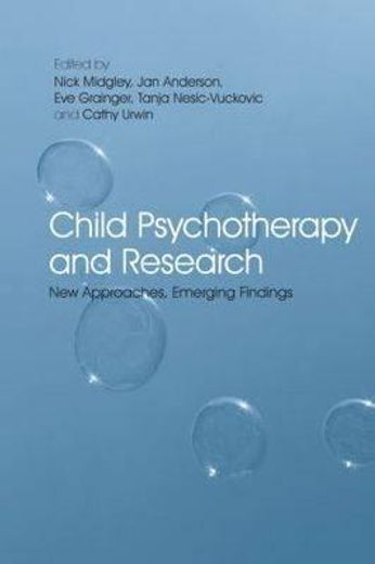 child psychotherapy and research,new approaches, emerging findings