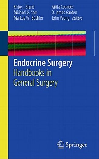 endocrine surgery,handbooks in general surgery