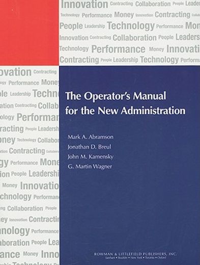 the operator´s manual for the new administration