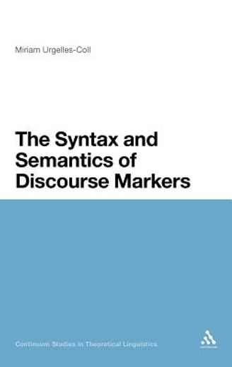 syntax and semantics of discourse markers