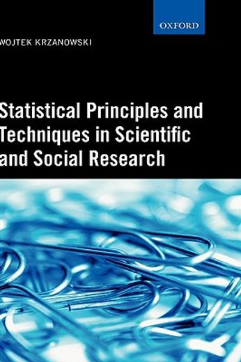 statistical principles and techniques in scientific and social investigations