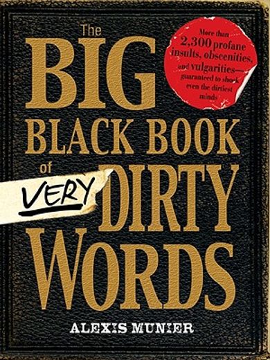the big black book of very dirty words (en Inglés)