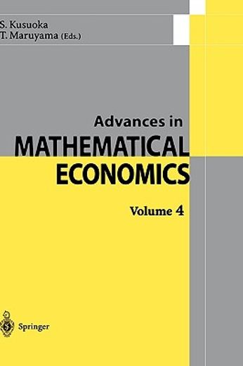 advances in mathematical economics / volume 4 (en Inglés)