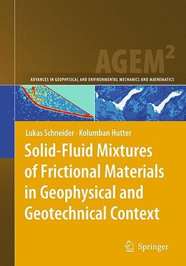 solid-fluid mixtures of frictional materials in geophysical and geotechnical context,based on a concise thermodynamic analysis