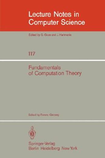fundamentals of computation theory