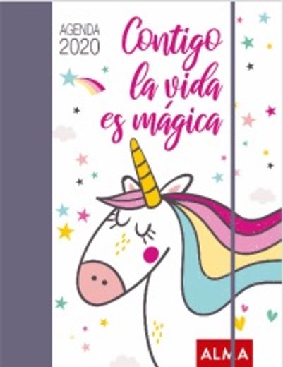 Agenda 2020 Unicornios Contigo la Vida es Magia (in Spanish)