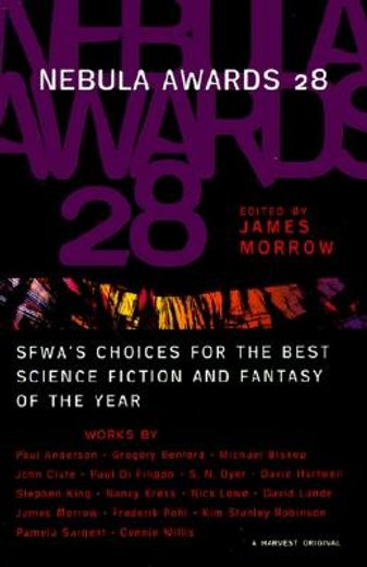 nebula awards 28,sfwa´s choices for the best science fiction and fantasy of the year