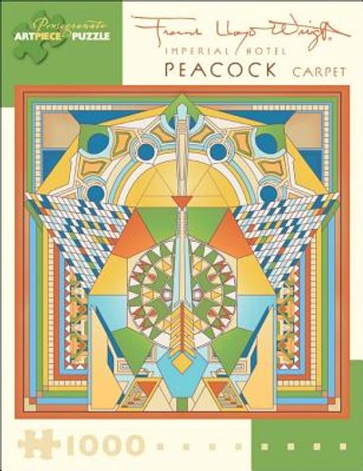 Libro frank lloyd wright: imperial hotel peacock carpet 1000 artpiece ...