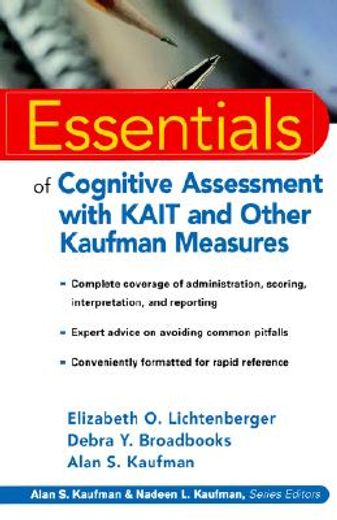 essentials of cognitive assessment with kait and other kaufman measures
