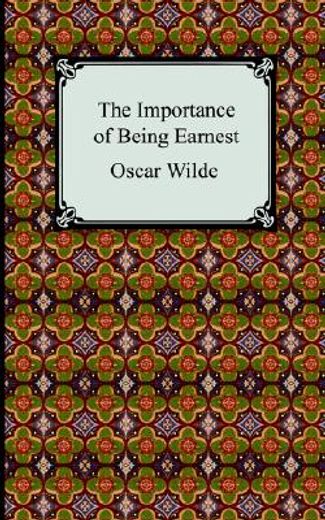 the importance of being earnest (in English)