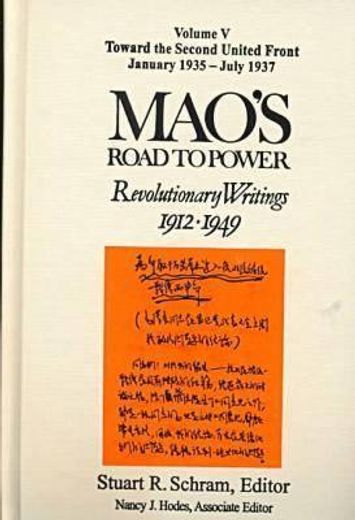 mao´s road to power,revolutionary writings 1912-1949 : the pre-marxist period, 1912-1920