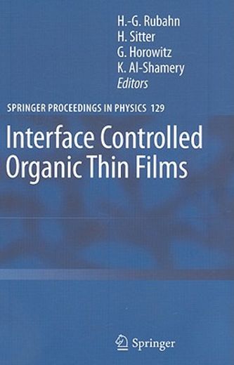 interface controlled organic thin films