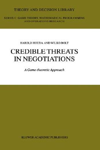 credible threats in negotiations (en Inglés)