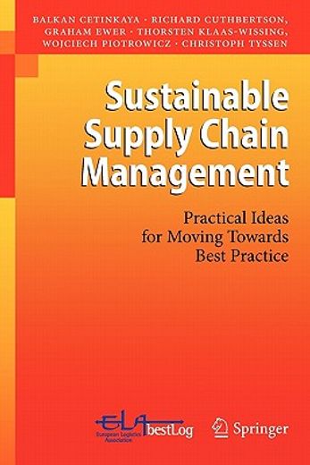 sustainable supply chain management (en Inglés)