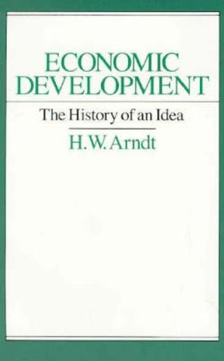 economic development,the history of an idea